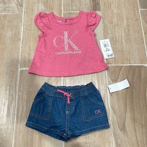 Baby Calvin Klein Jeans 2 piece set